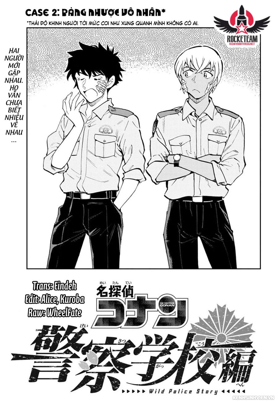 Học viện cảnh sát | Chương 02. Học viện cảnh sát | Chương 02. 016 – manga, gosho aoyama, case closed, tham tu lung danh conan, conan, detective conan, spinoff, wild police story, hoc vien canh sat.