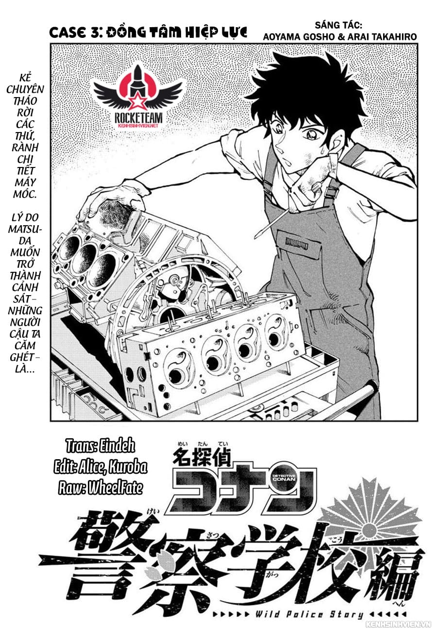 Học viện cảnh sát | Chương 03. Học viện cảnh sát | Chương 03. 375 – manga, gosho aoyama, case closed, tham tu lung danh conan, conan, detective conan, spinoff, wild police story, hoc vien canh sat.