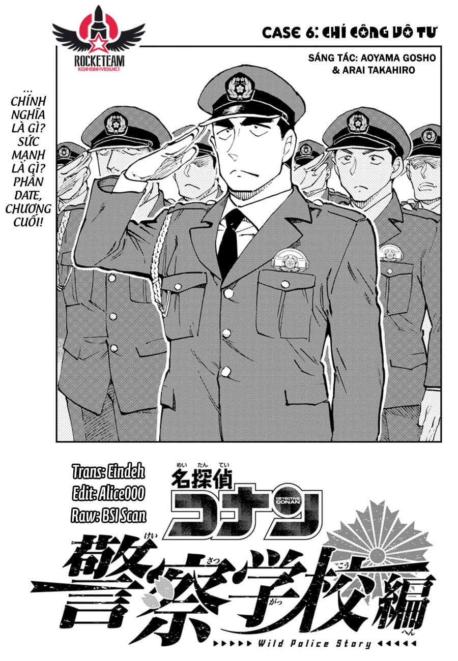 Học viện cảnh sát | Chương 06. Học viện cảnh sát | Chương 06. 516 – manga, gosho aoyama, case closed, tham tu lung danh conan, conan, detective conan, spinoff, wild police story, hoc vien canh sat.