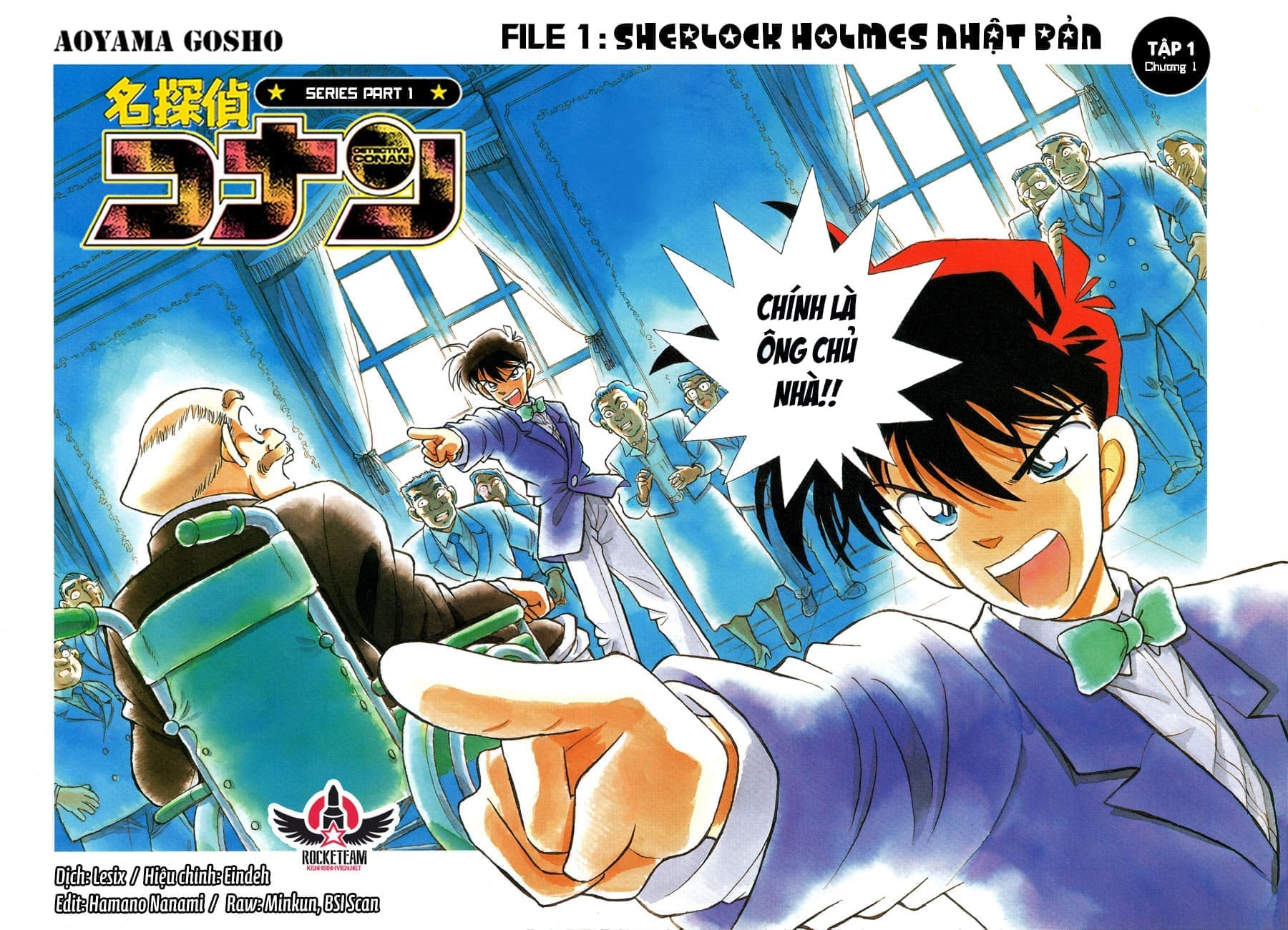 Thám tử lừng danh Conan | Tập 001. Thám tử lừng danh Conan | Tập 001. 515 – manga, gosho aoyama, case closed, tham tu lung danh conan, conan, detective conan, truyen tranh, trinh tham, pha an, truyen conan, doc truyen conan.