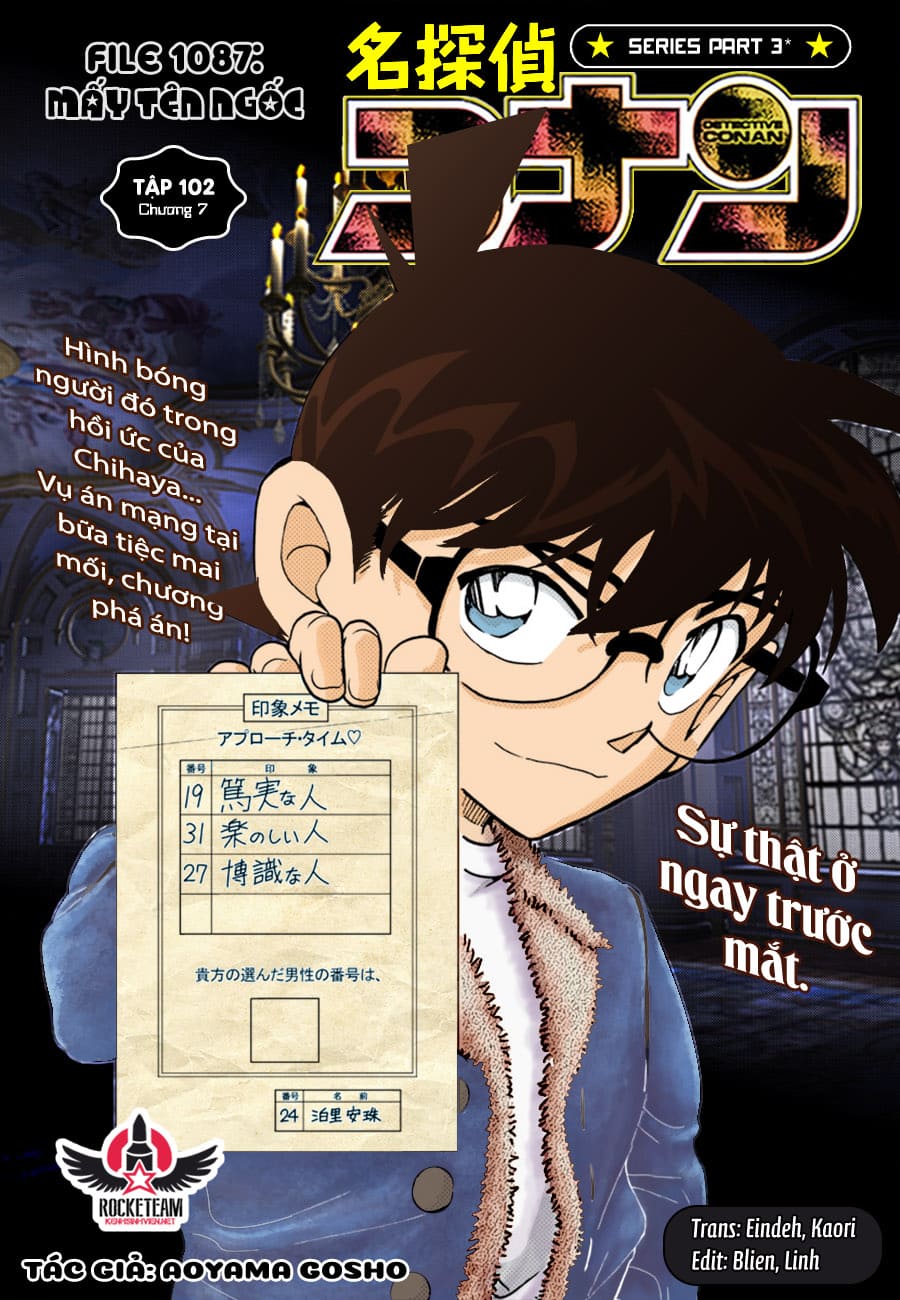Thám tử lừng danh Conan | Tập 108. Thám tử lừng danh Conan | Tập 108. 786 – manga, gosho aoyama, case closed, tham tu lung danh conan, conan, detective conan, truyen tranh, trinh tham, pha an, truyen conan, doc truyen conan.